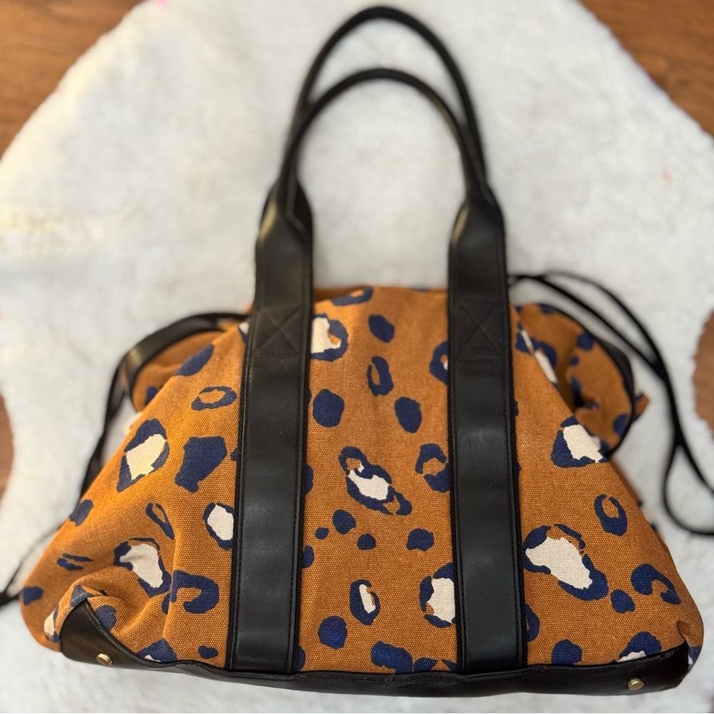 3.1 Phillip Lim For Target Leopard Print Drawstring Carryall Bag - Picture 3 of 10